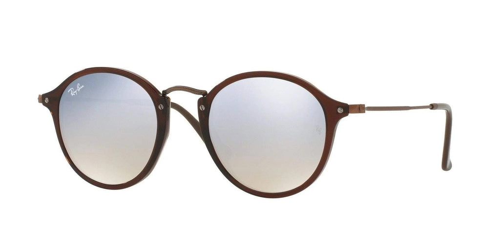 Grey Havana Round Sunglasses M57806