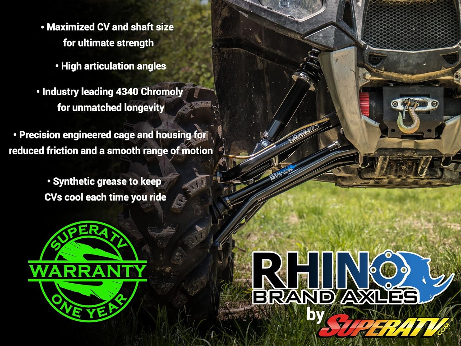 Front Axle for Polaris Ranger XP 900 / Crew Q308
