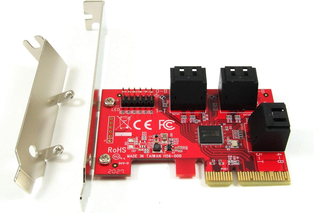 6-Port SATA 6G PCI Express x4 Host Adapter Card S9299