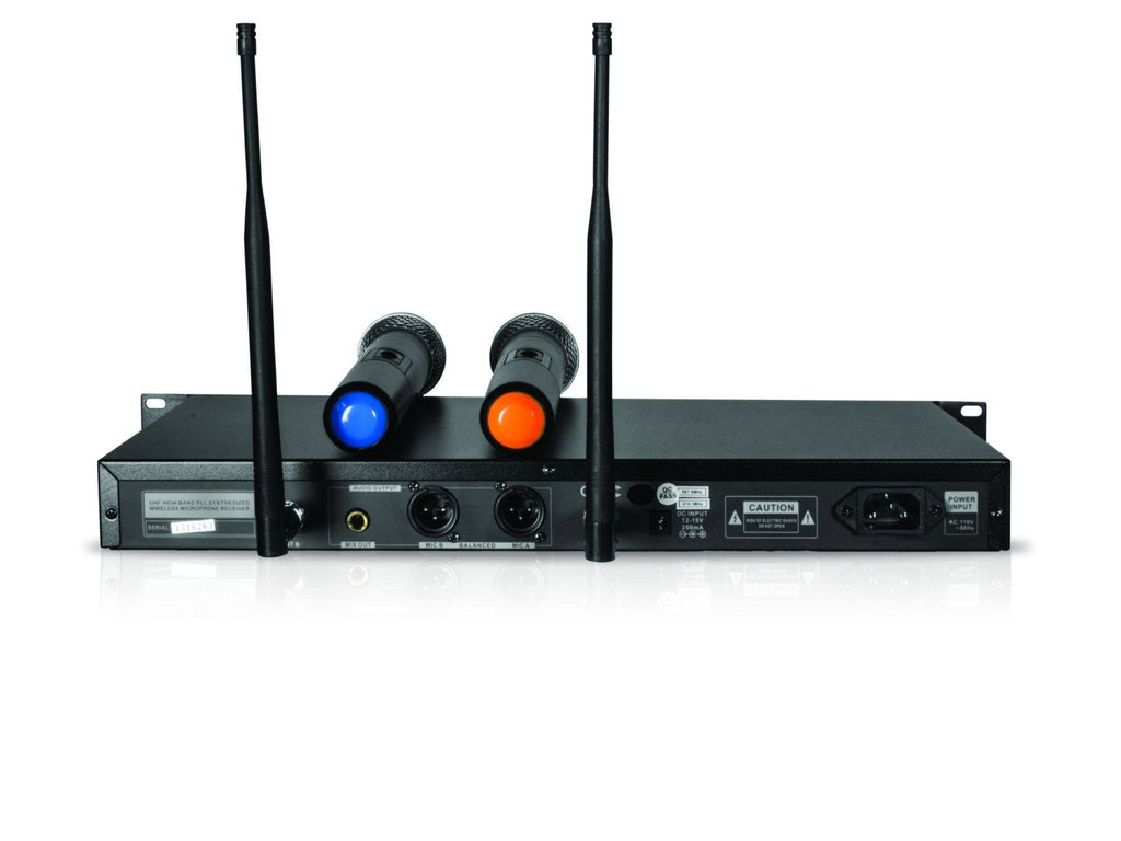 UHF Dual Wireless Microphone System J966