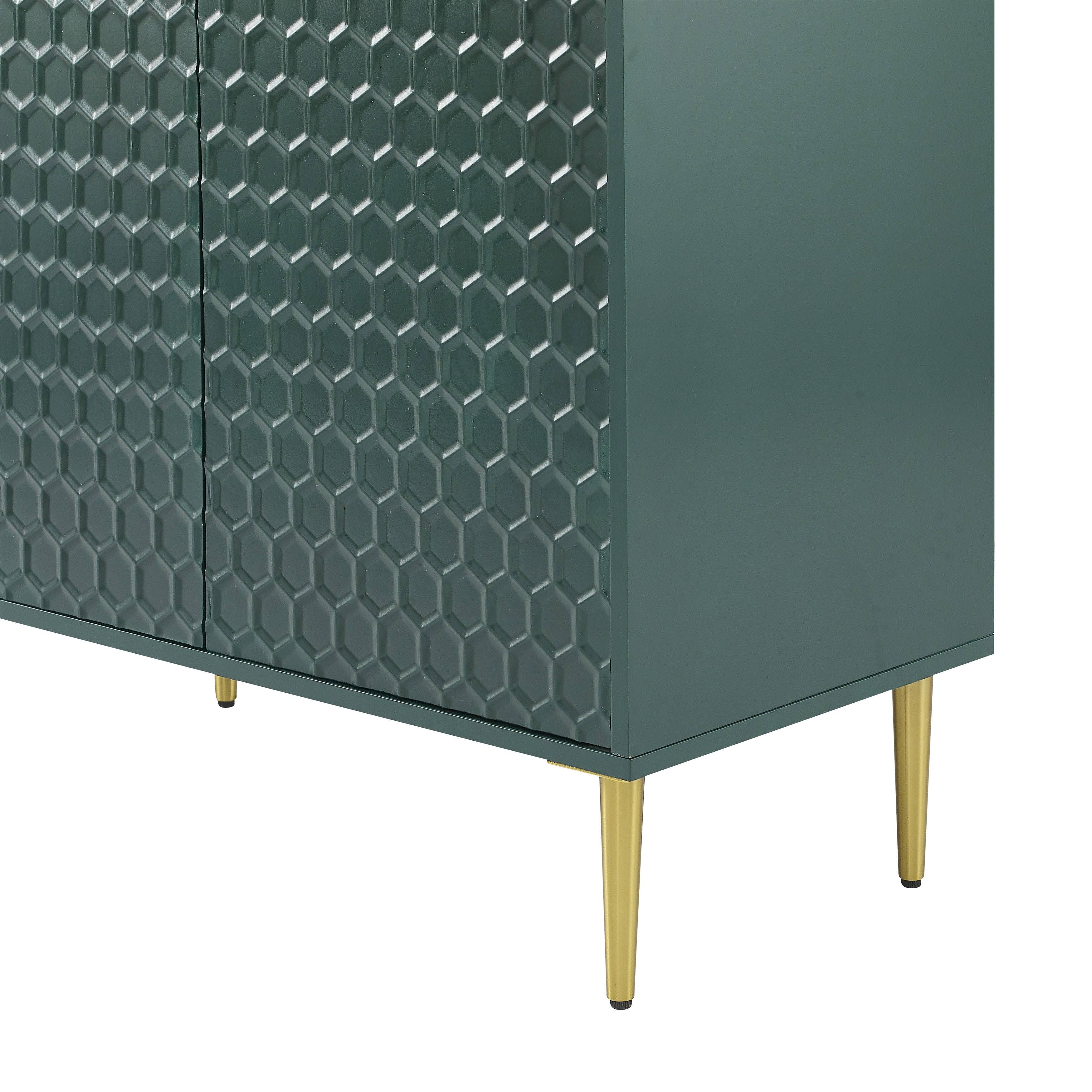 Green 2-Door Accent Cabinet L853