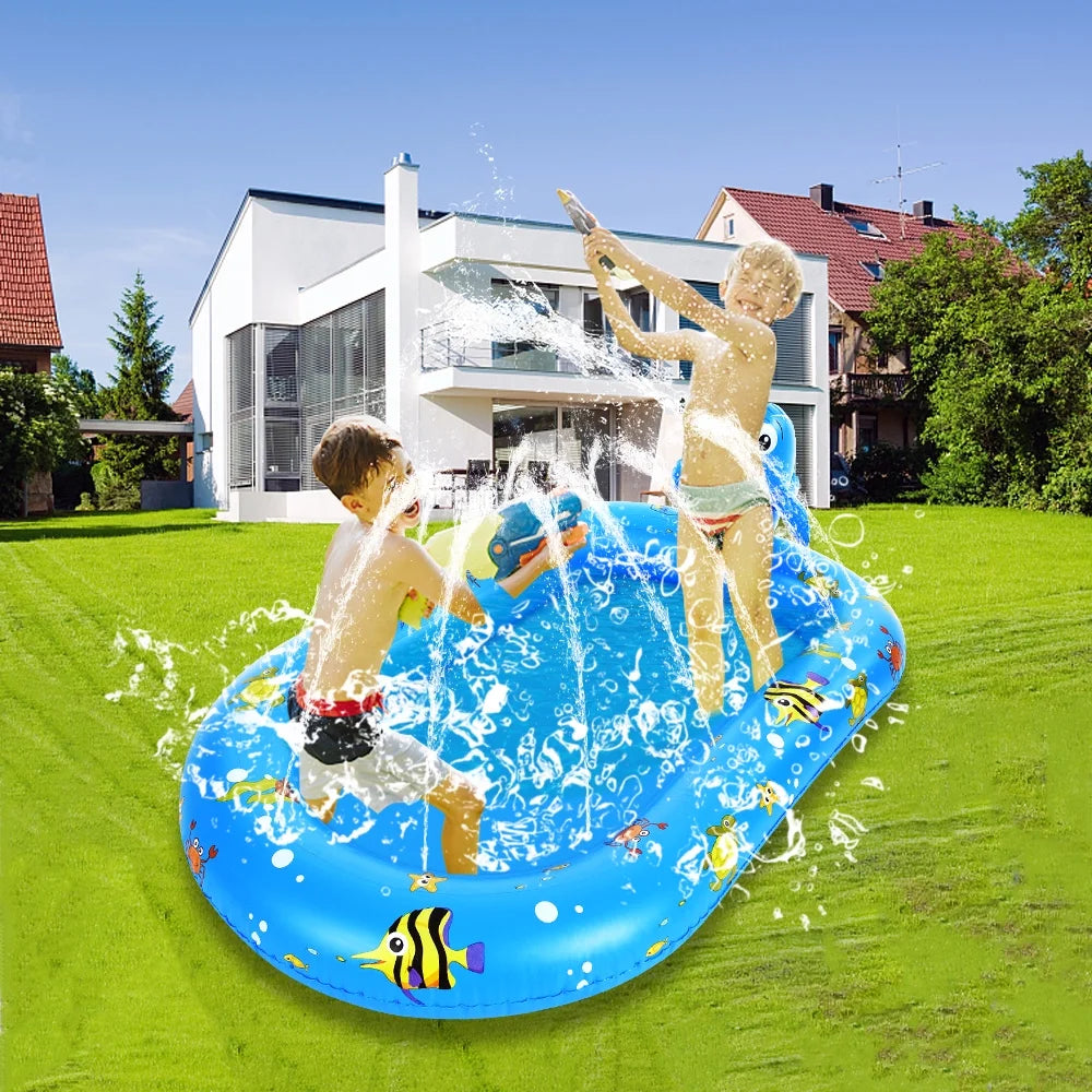 Inflatable Sprinkler Pool 170 * 101cm Q278
