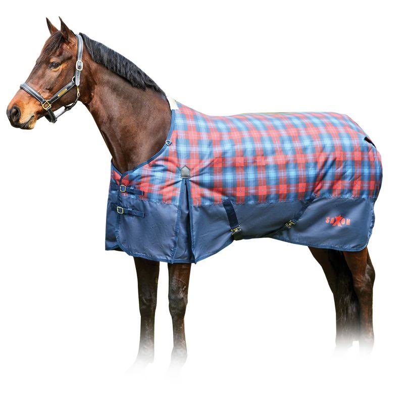 Heavy 72 Navy/Red Plaid Neck W401