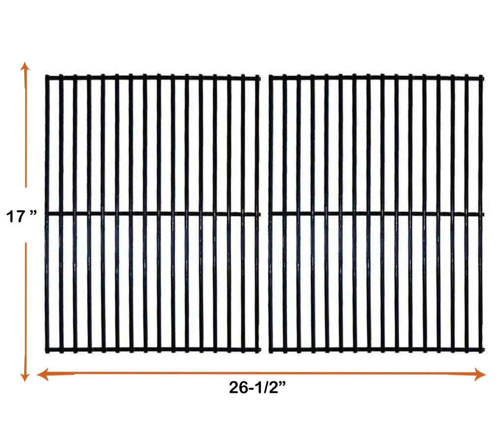 Set of Two 17 inch Grill Cooking Grates Replacement Parts for Gas Grills E193703