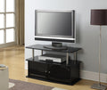 TV Stand with 2 Storage Cabinets and Shelf, Faux Birch R29216