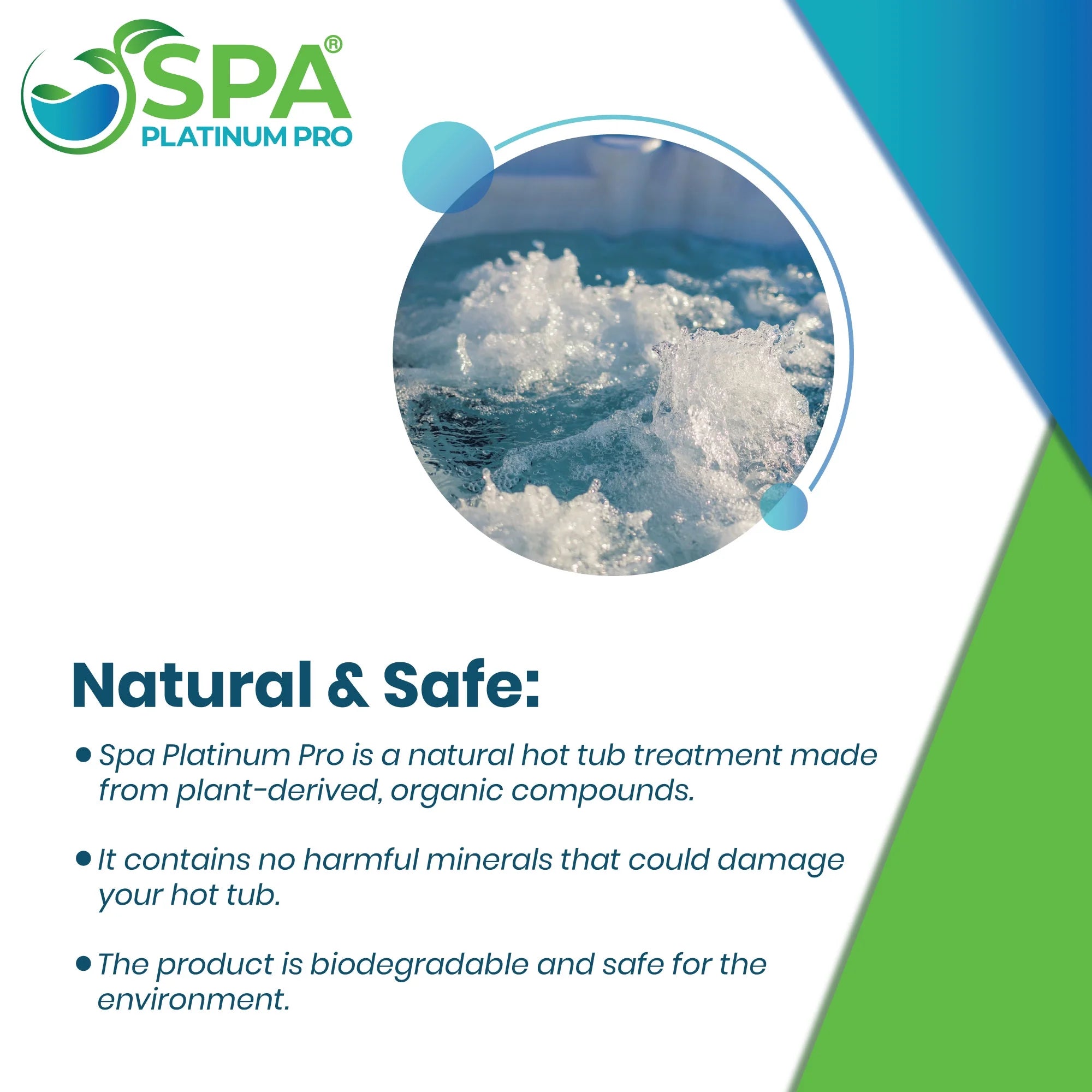 Natural Hot Tub Water Treatment, Six Months Supply Y824797