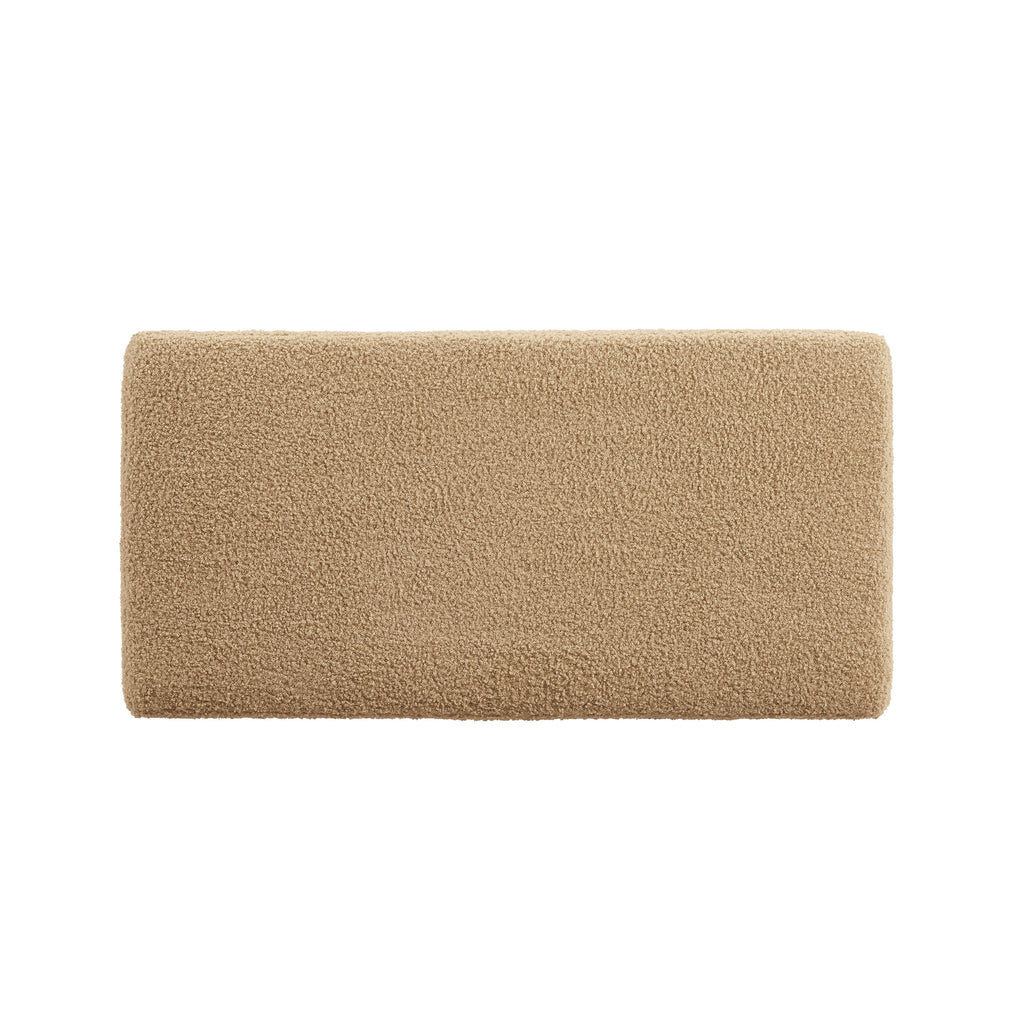 Tan Rectangle Storage Ottoman X252