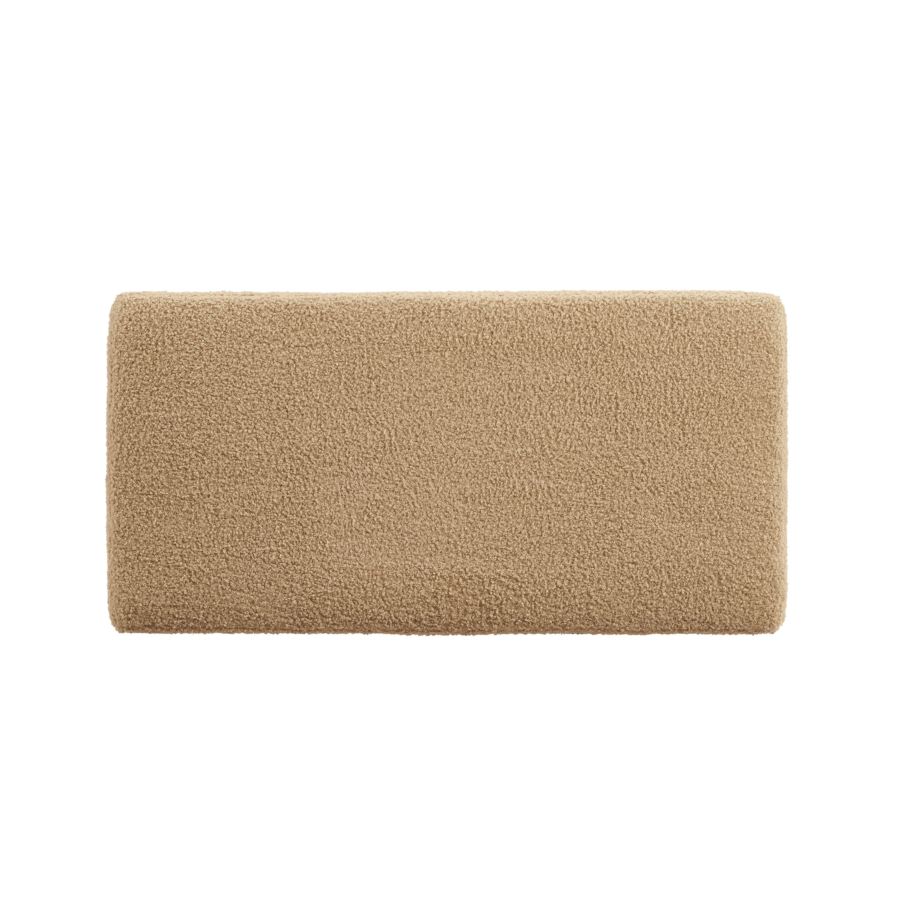 Tan Rectangle Storage Ottoman X252