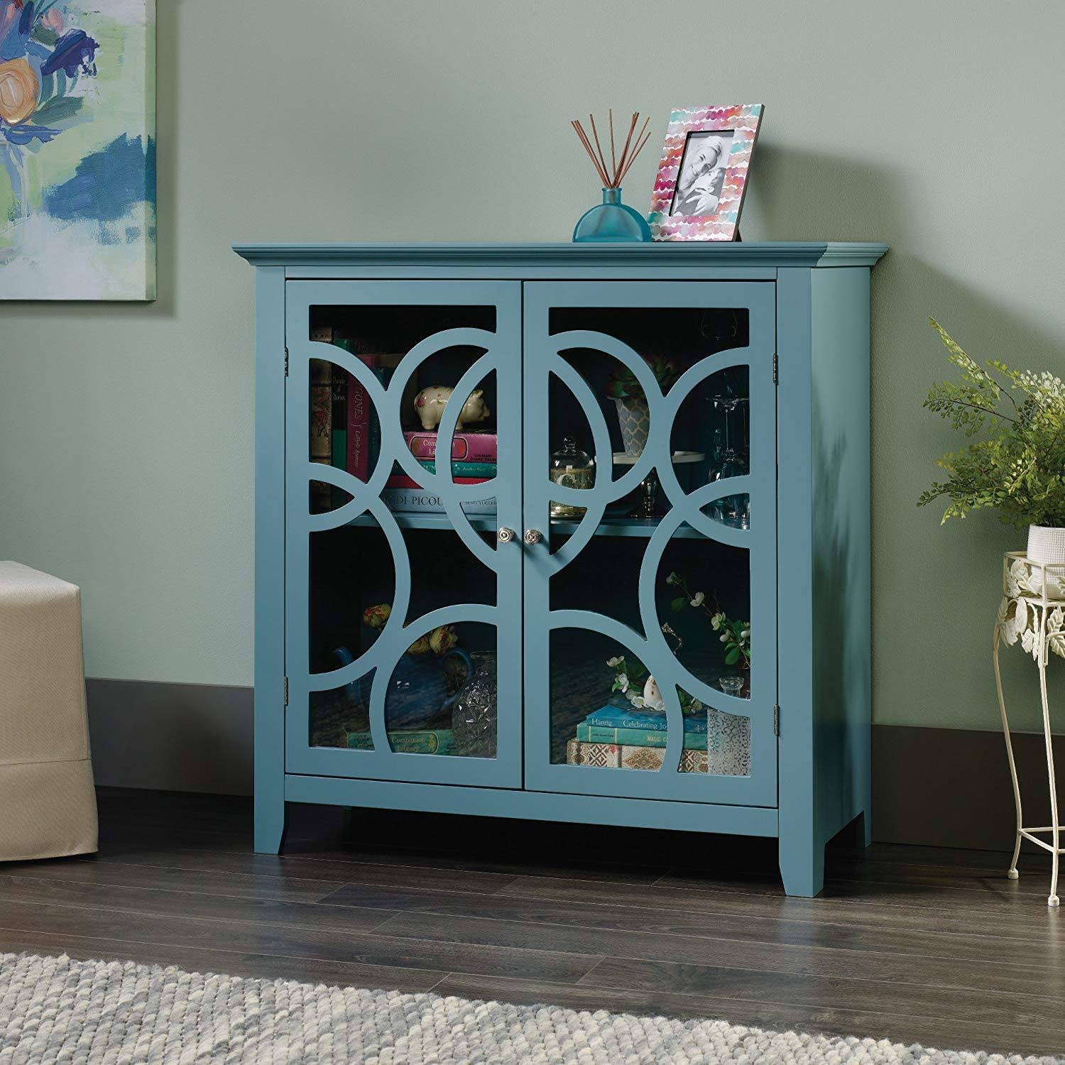 Moody Blue Display Cabinet Q450