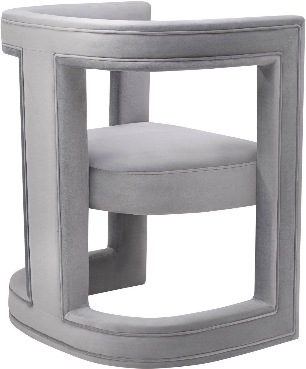 Grey Velvet Chair L8981