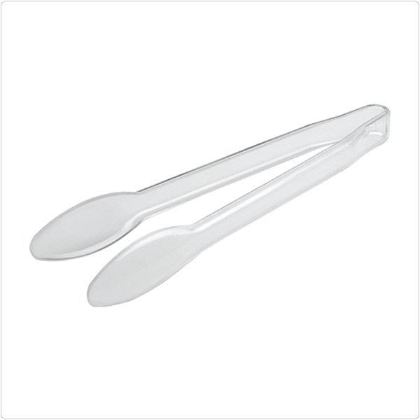Clear 12 inch Plastic Tongs, Case of 48 R499