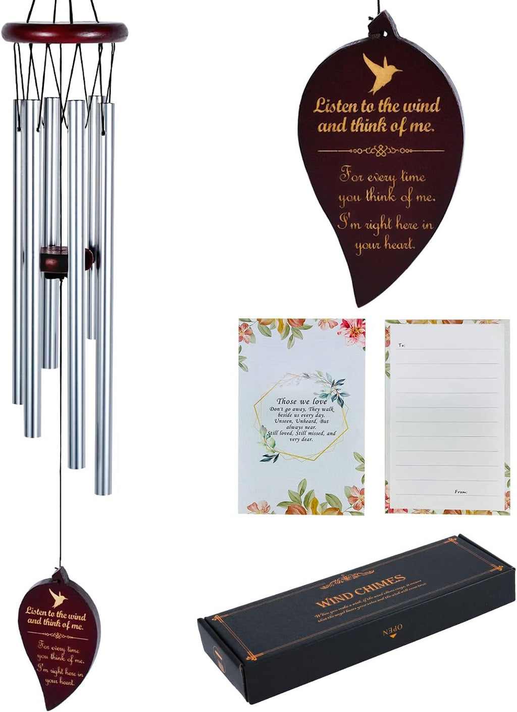 Sympathy Wind Chimes, 26 Inches, Pack of 2 R840324