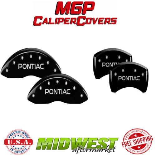 Black Pontiac Caliper Covers J699