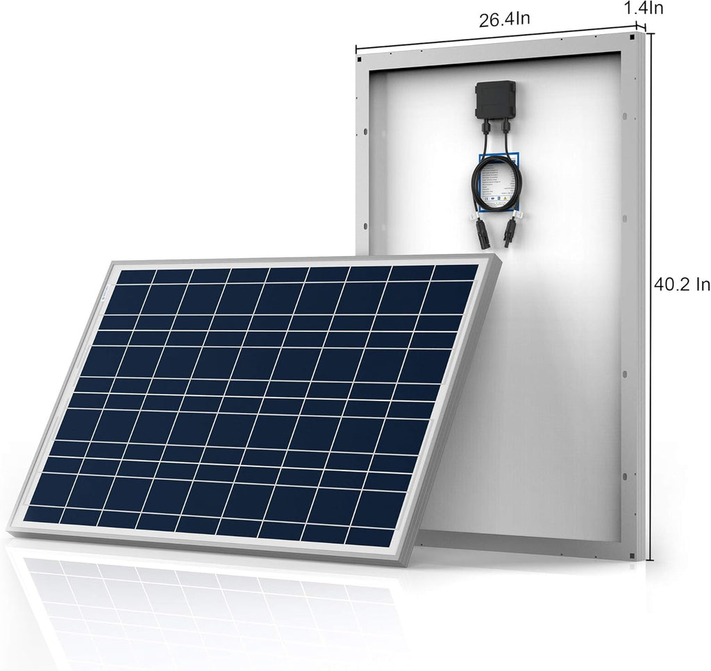 800W 12/24V Polycrystalline Off-Grid Solar Panel Kit with 8PCs 100W Rigid Solar Panels R92377