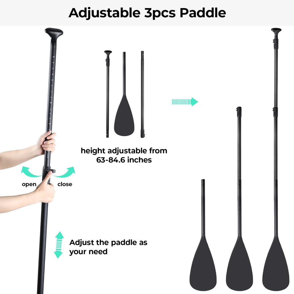 11FT Inflatable Stand Up Paddle Board with Backpack A894114