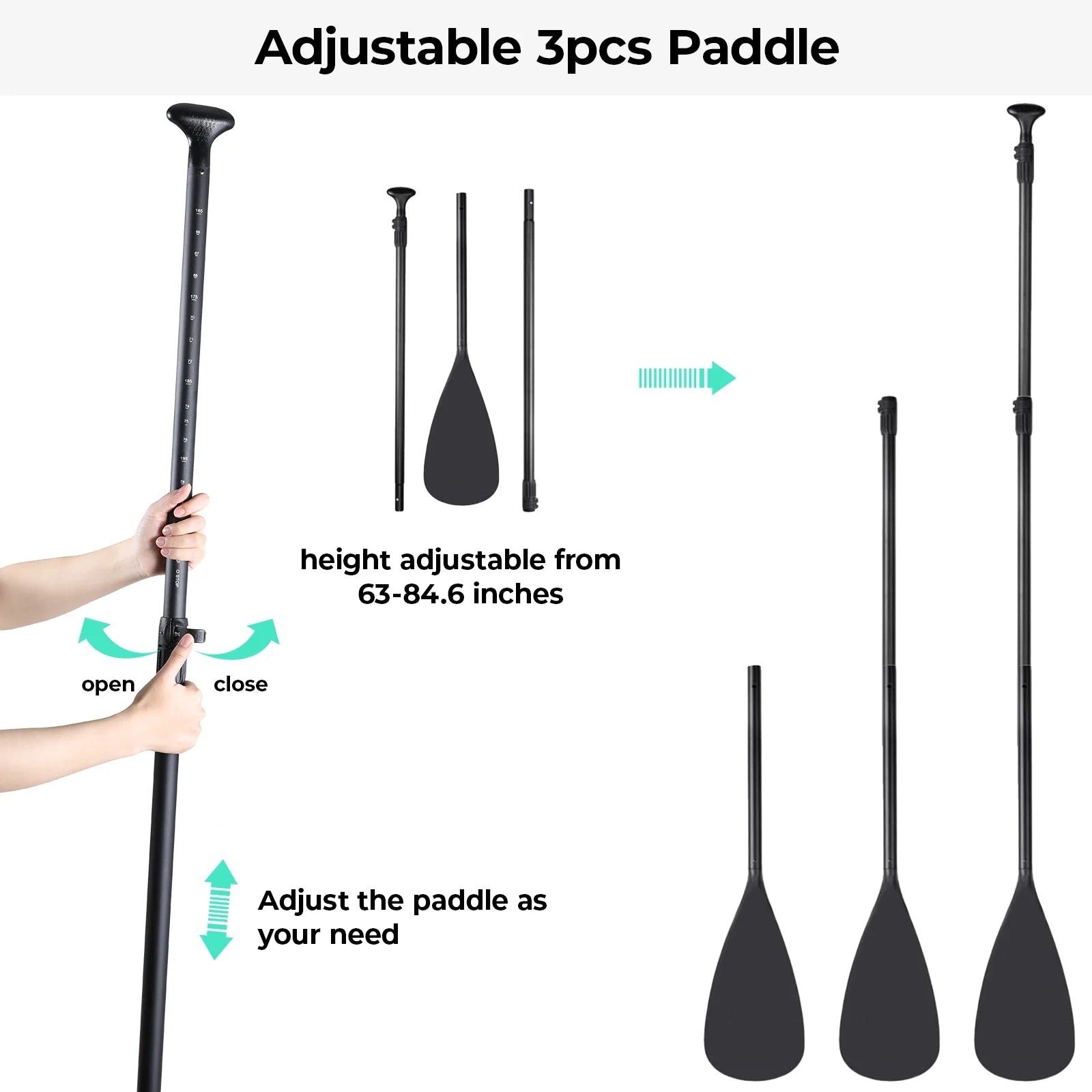 11FT Inflatable Stand Up Paddle Board with Backpack A894114