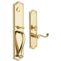 Polished Brass Front Door Handle H7950