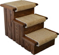 Carpeted Tread Dog Steps, 17-Inch Z536941