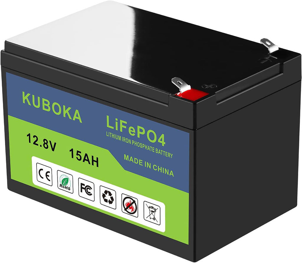 12V 15Ah LiFePO4 Lithium-ion Rechargeable Battery with Built-in BMS Z255