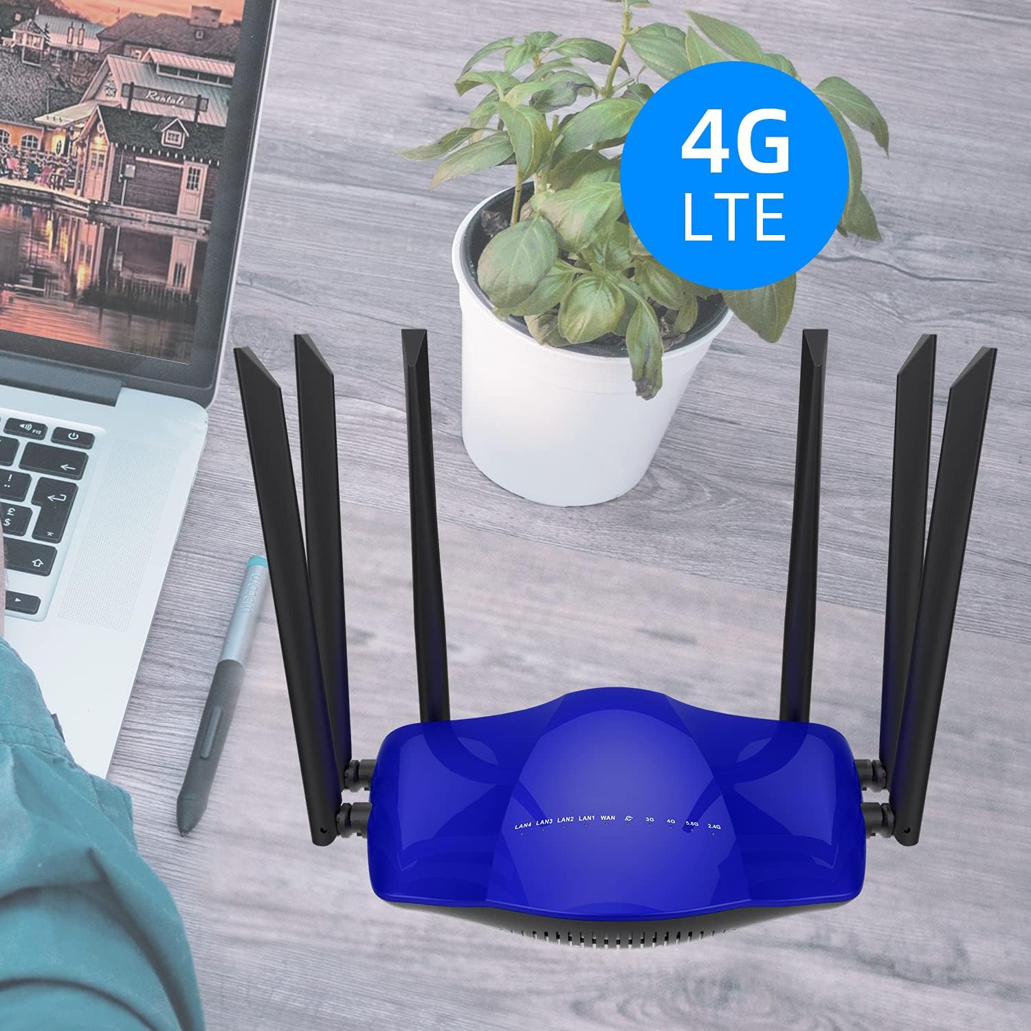 AC1200 Dual Band 4G LTE Modem Router with SIM Card Slot R361847