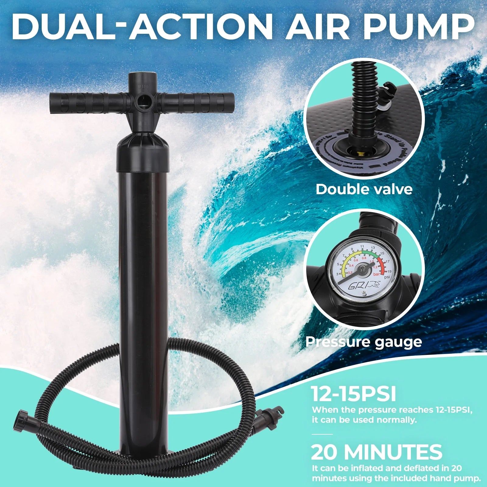 11FT Inflatable Stand Up Paddle Board with Backpack A894114