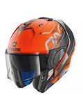 Orange-black-anthracite Helmet D9716