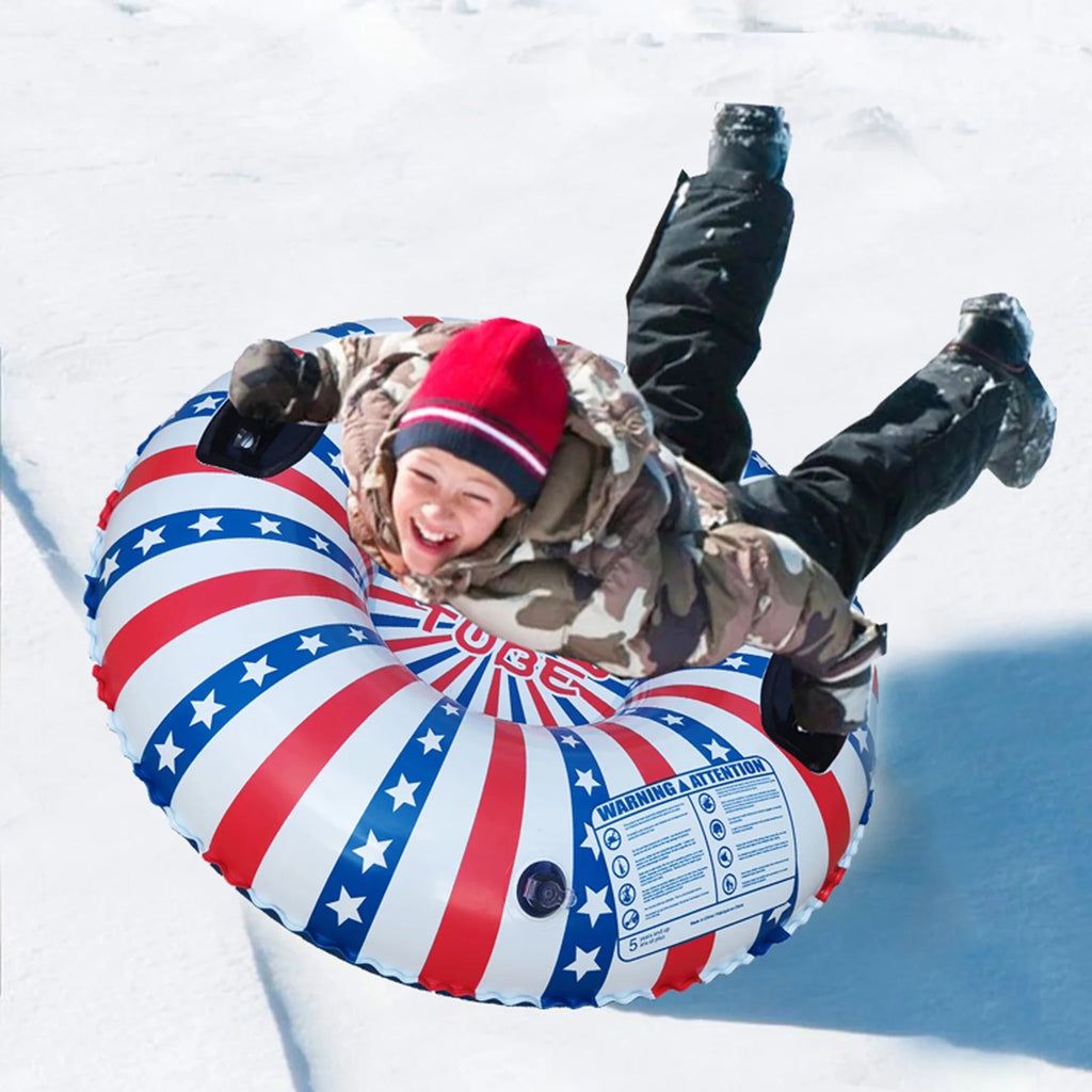 Inflatable Ski Ring Snow Tube with Handle J879
