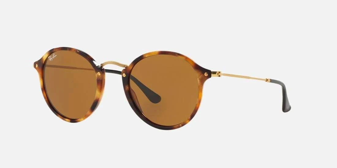 Grey Havana Round Sunglasses M57806