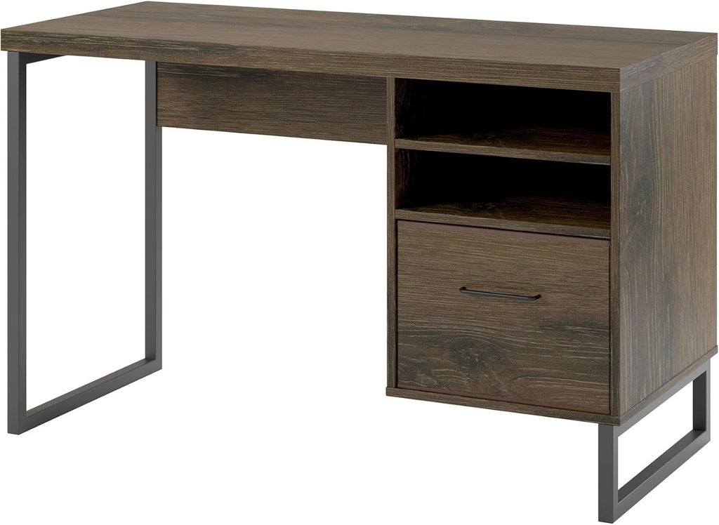 Distressed Brown Oak Desk S44103