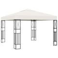 Cream Steel Frame Outdoor Party Tent Canopy 9.8ft x 9.8ft x 8.5ft C691329