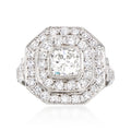 Vintage Diamond Ring in Platinum R695384
