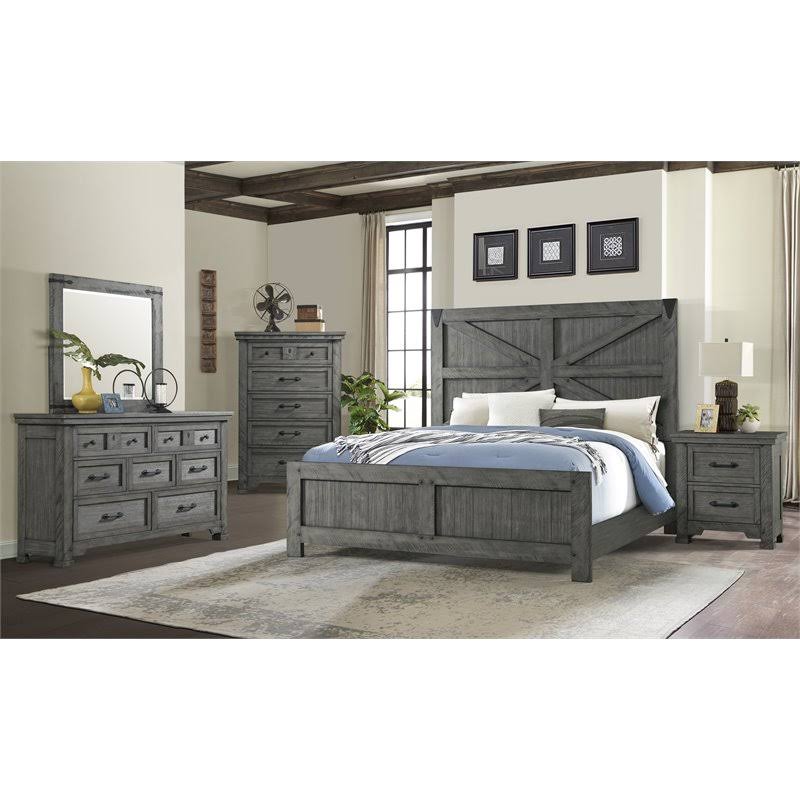Grey Drawer Chest K467