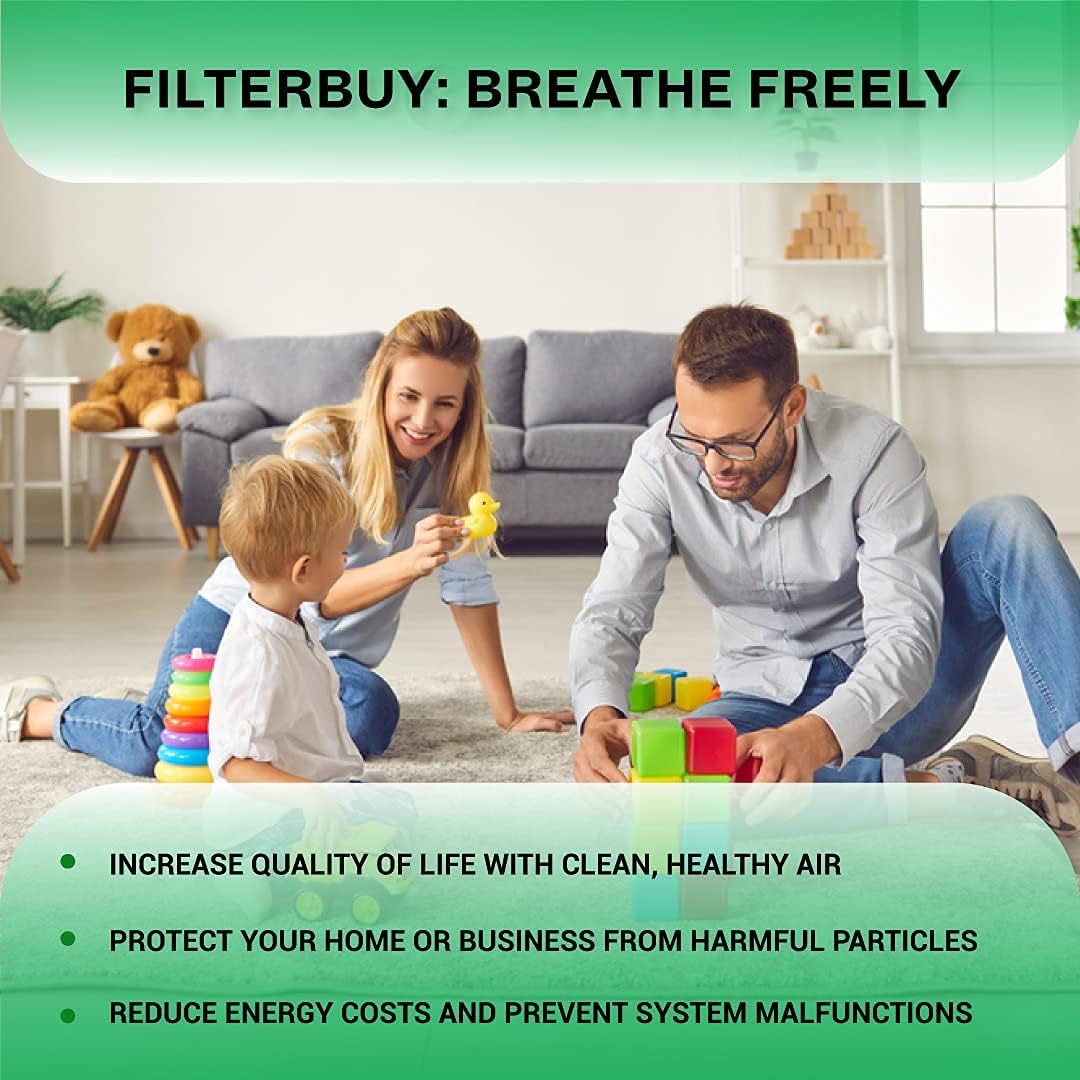 16x25x4 MERV 11 Pleated HVAC AC Furnace Filters (4-Pack) C264225