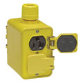 Super-Safeway Outlet Box with Flip Lids and Cord Grip Z280605