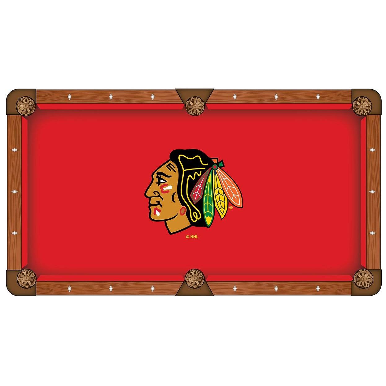 Chicago Blackhawks Pool Table Cloth Z50413
