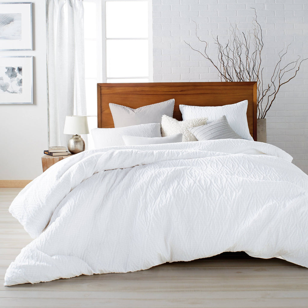 White King Crinkle Duvet Cover T582342