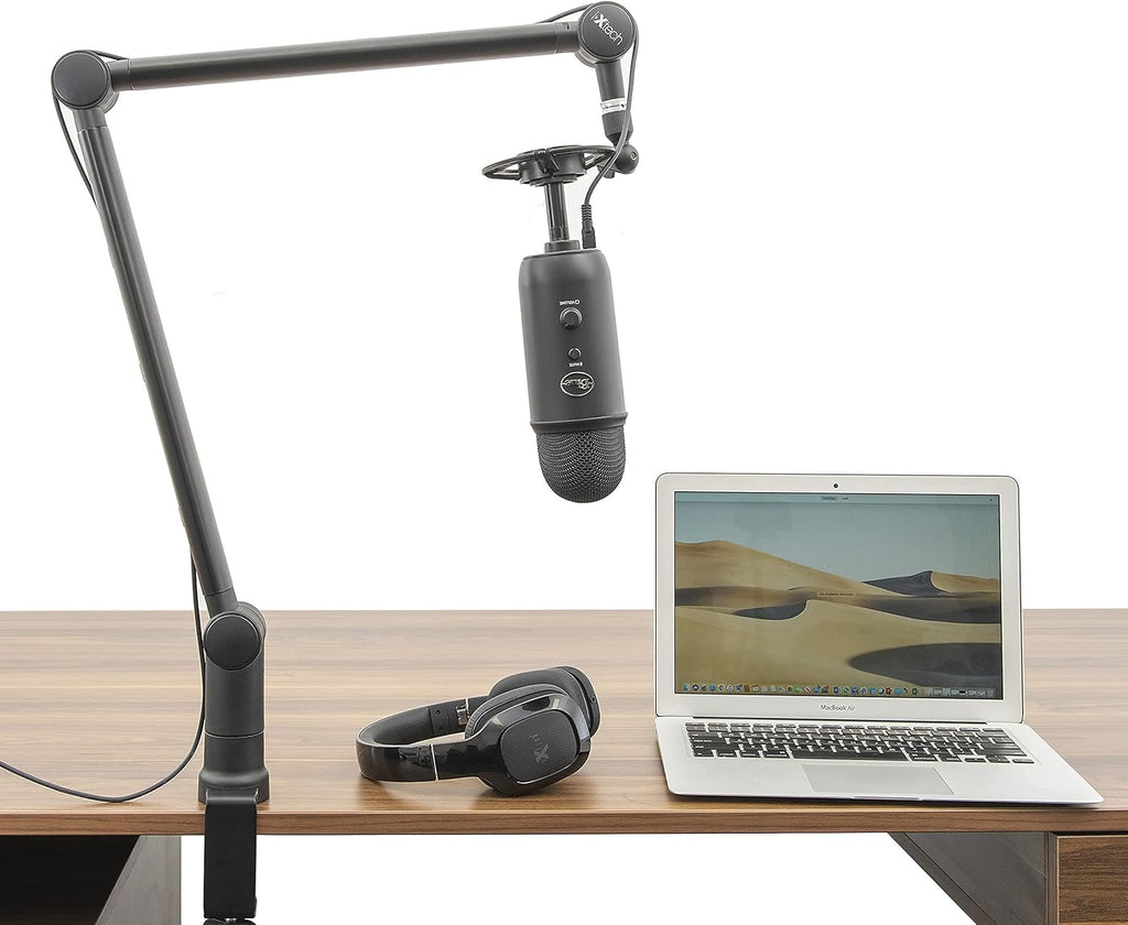 Adjustable 360° Rotatable Stainless Steel Microphone Arm, Pack of 2 L408