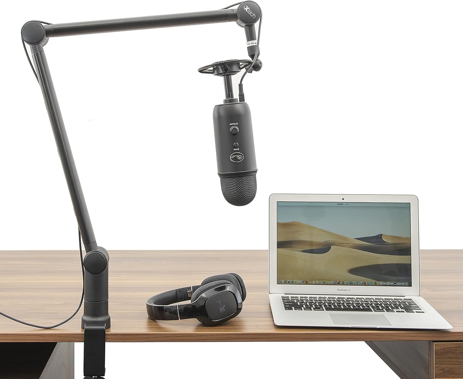 Adjustable 360° Rotatable Stainless Steel Microphone Arm, Pack of 2 L408