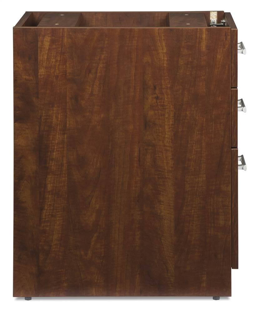 Locking 3-Drawer Filing Cabinet Cherry P981090