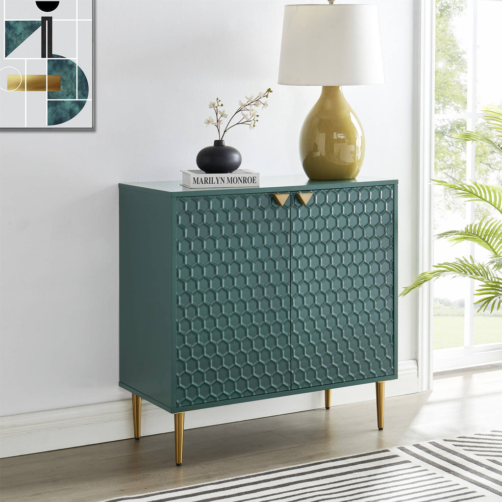 Green 2-Door Accent Cabinet L853