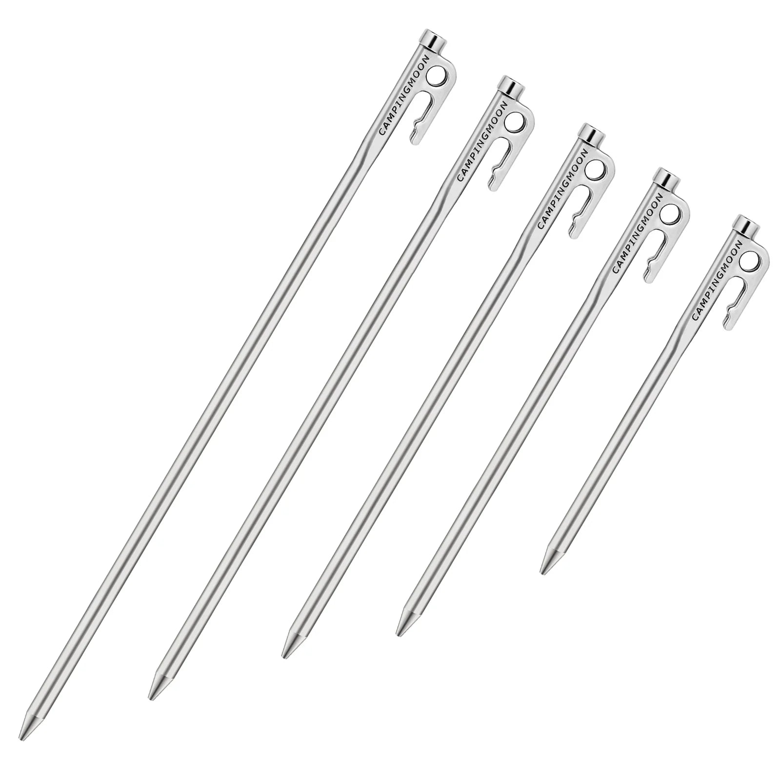 Steel Tent Stakes Pegs with Hook and Hole Design R28862