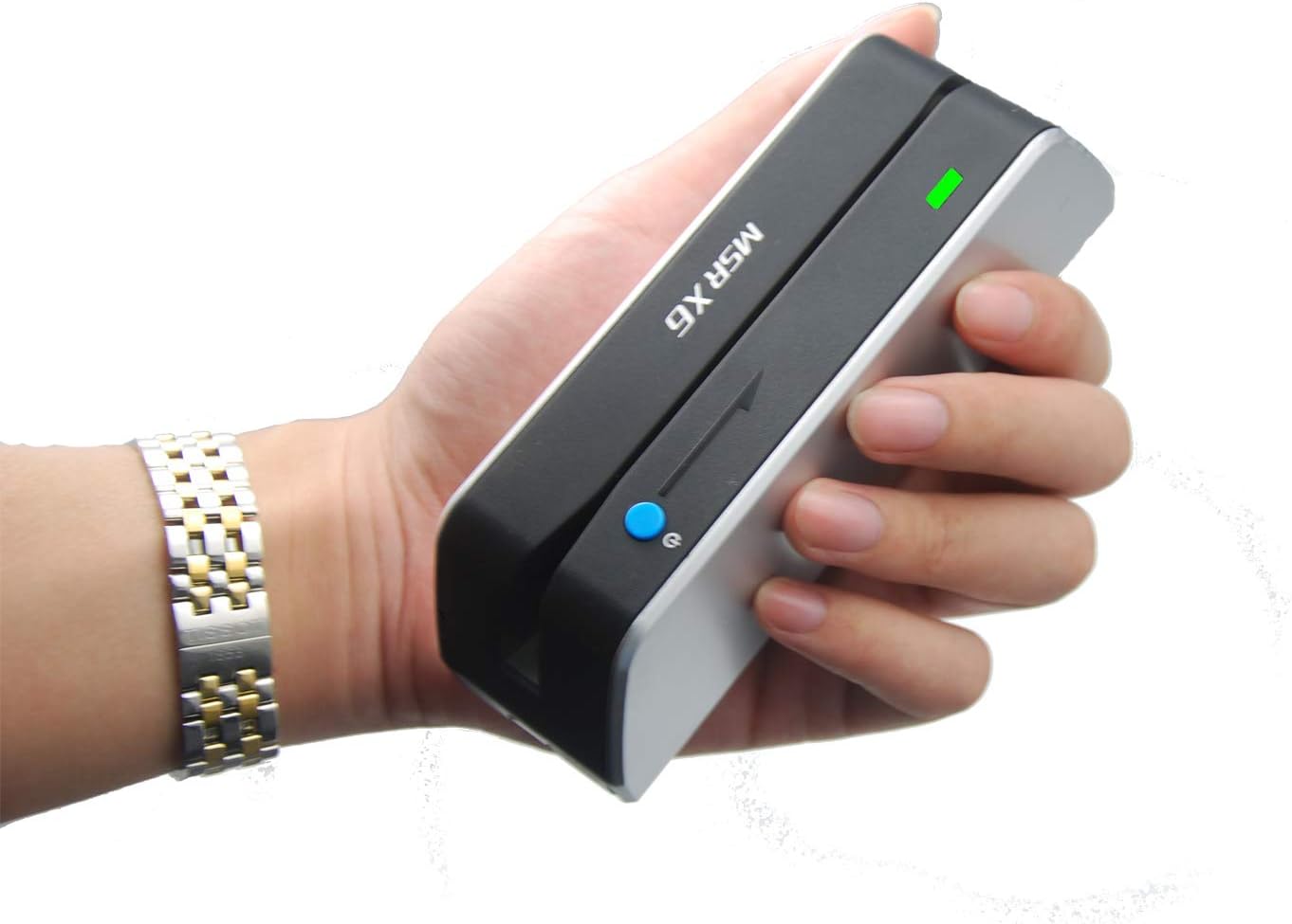 X6 Bluetooth Card Reader Writer Encoder Hico 3 Tracks USB N796394
