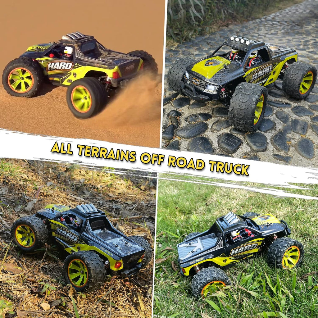 1:14 Scale RC Monster Truck with 3 Batteries J71531