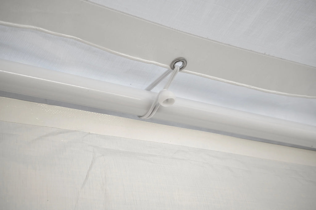 White Canopy Enclosure Kit Fits 2" Frame O6534