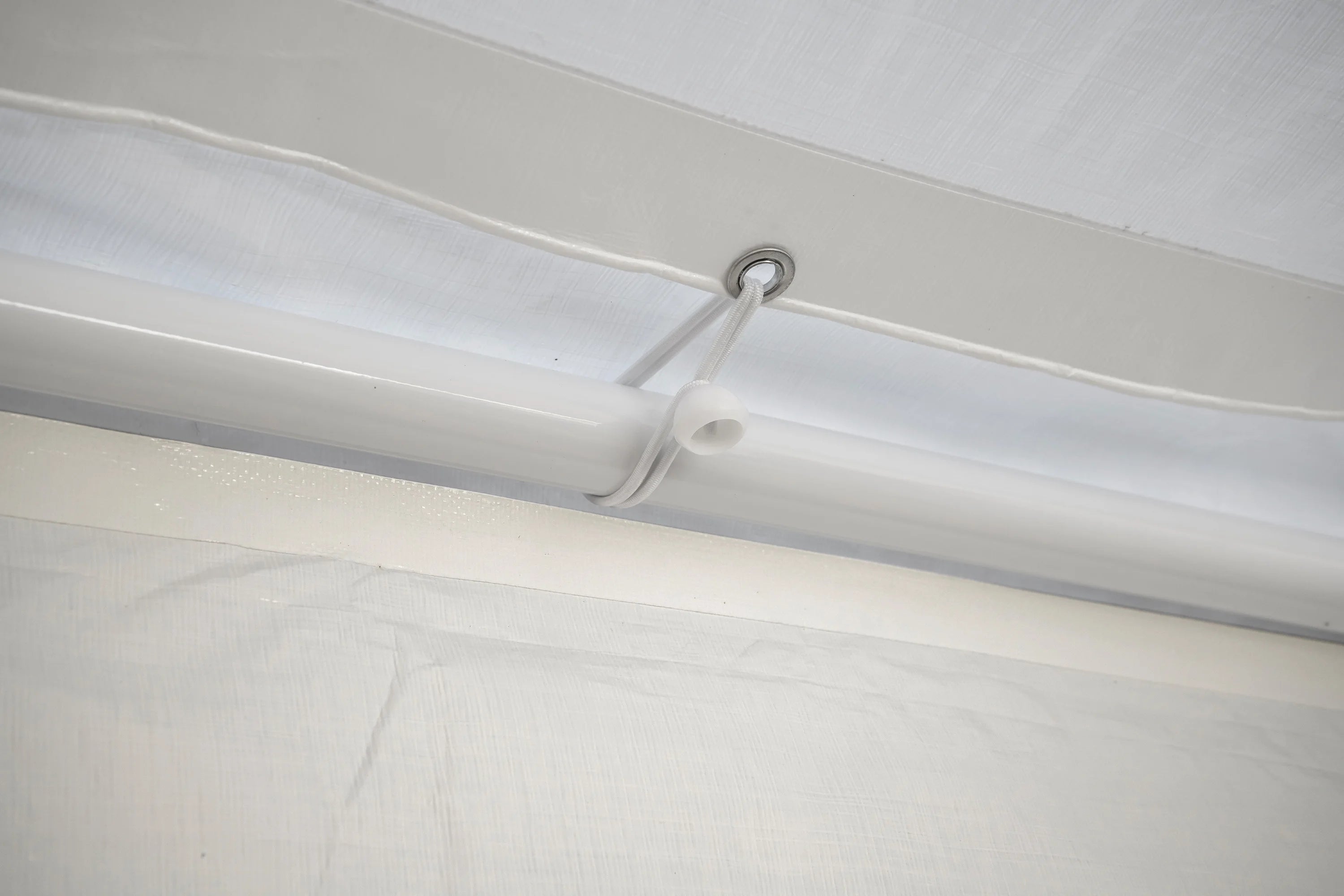 White Canopy Enclosure Kit Fits 2" Frame O6534