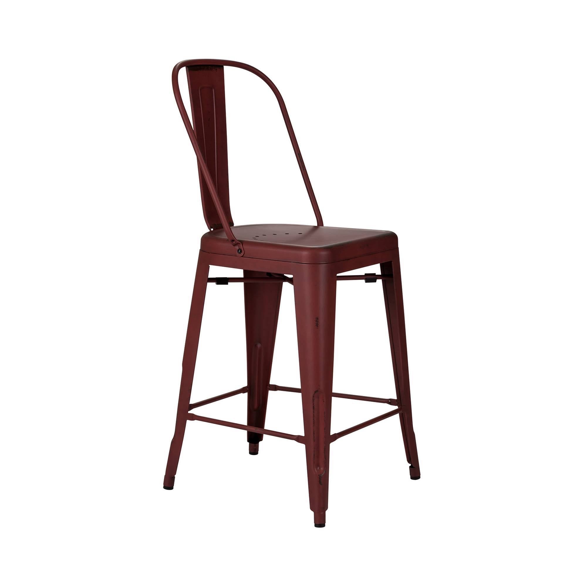 Red Back Counter Stool Set of 2 W33596