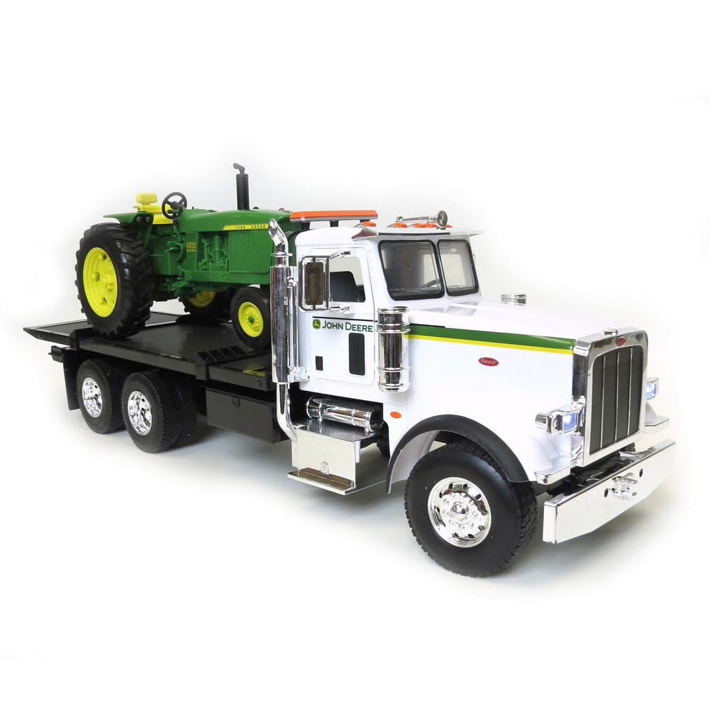 Big Farm Peterbilt Rollback with John Deere 4020 Tractor Sounds B291743