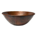 Copper Circular Vessel Bathroom Sink V5296