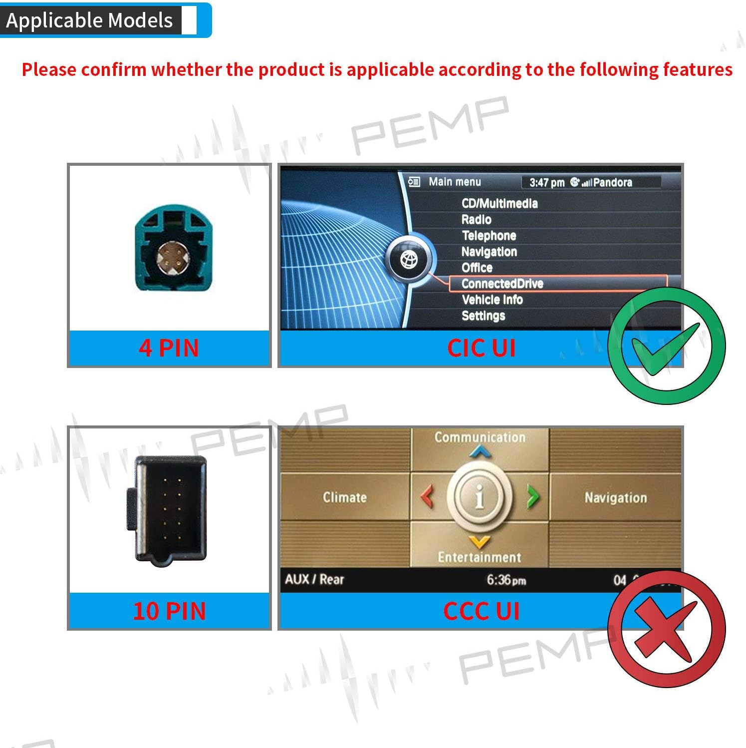 Blue Anti-Glare 10.25 Vertical Screen Android Display M572