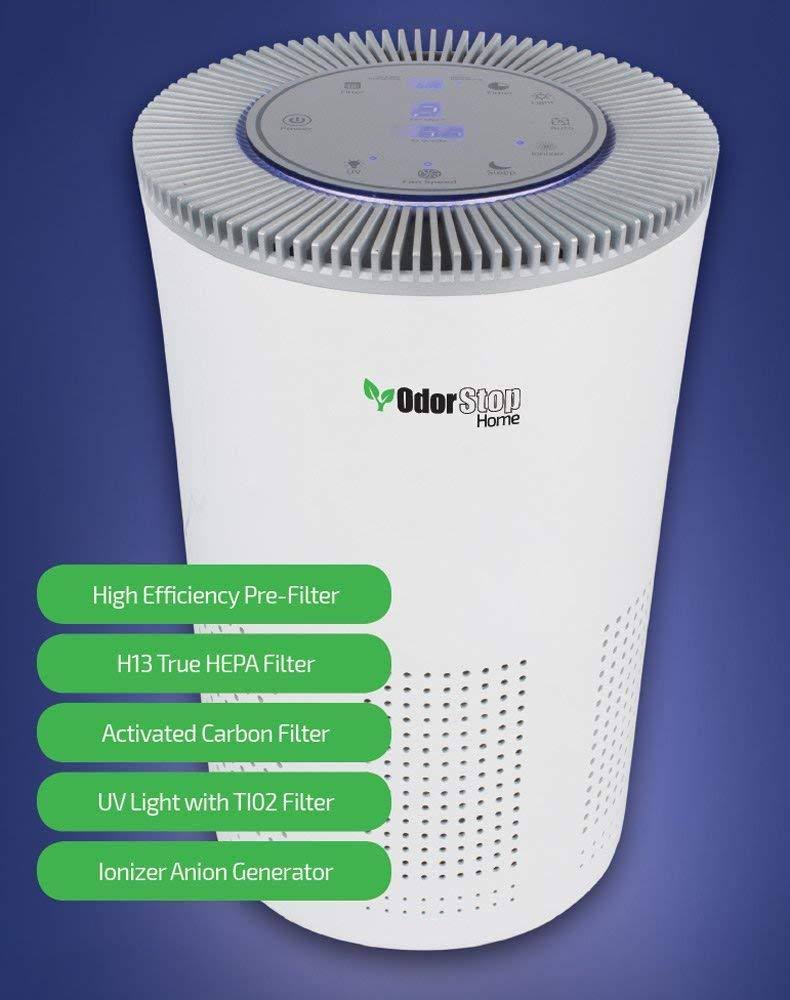 5-in-1 Air Purifier with H13 HEPA Filter, UV, Active Carbon O873285